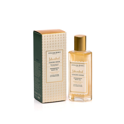 Atelier Rebul Istanbul Golden Hour Schimmerndes Körperöl 125ml mit Verpackung