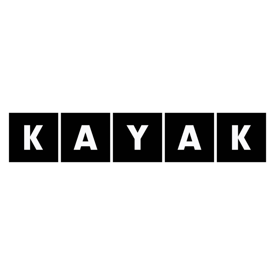 KAYAK Partner Logo als Tourguide Kooperation des Mathilden Hamam München für Wellness, Spa Erlebnisse und besondere Auszeiten in München.